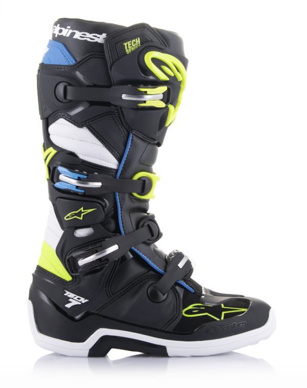 1722348400 Cross Enduro Motorcycle Boots Alpinestars Tech 7 White Black 103799 Zoom 1.jpg