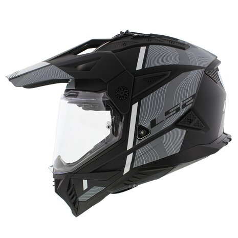 1733836918 2099857449 Ls2 Mx702 Pioneer Ii Adventure Helmet Hill Matt Black White 1.jpg