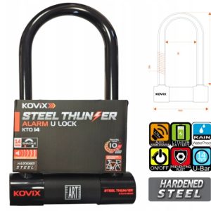 1778415181 Klodka U Lock Z Alarmem Kovix Ktq14 98 230 Czarna Blokada Lancuch.jpg