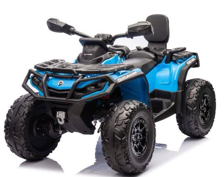 טרקטורון אאוטלנדר שני מקומות לילדים 24V חדש דגם 2026 CAN AM OUTLANDER צבע כחול