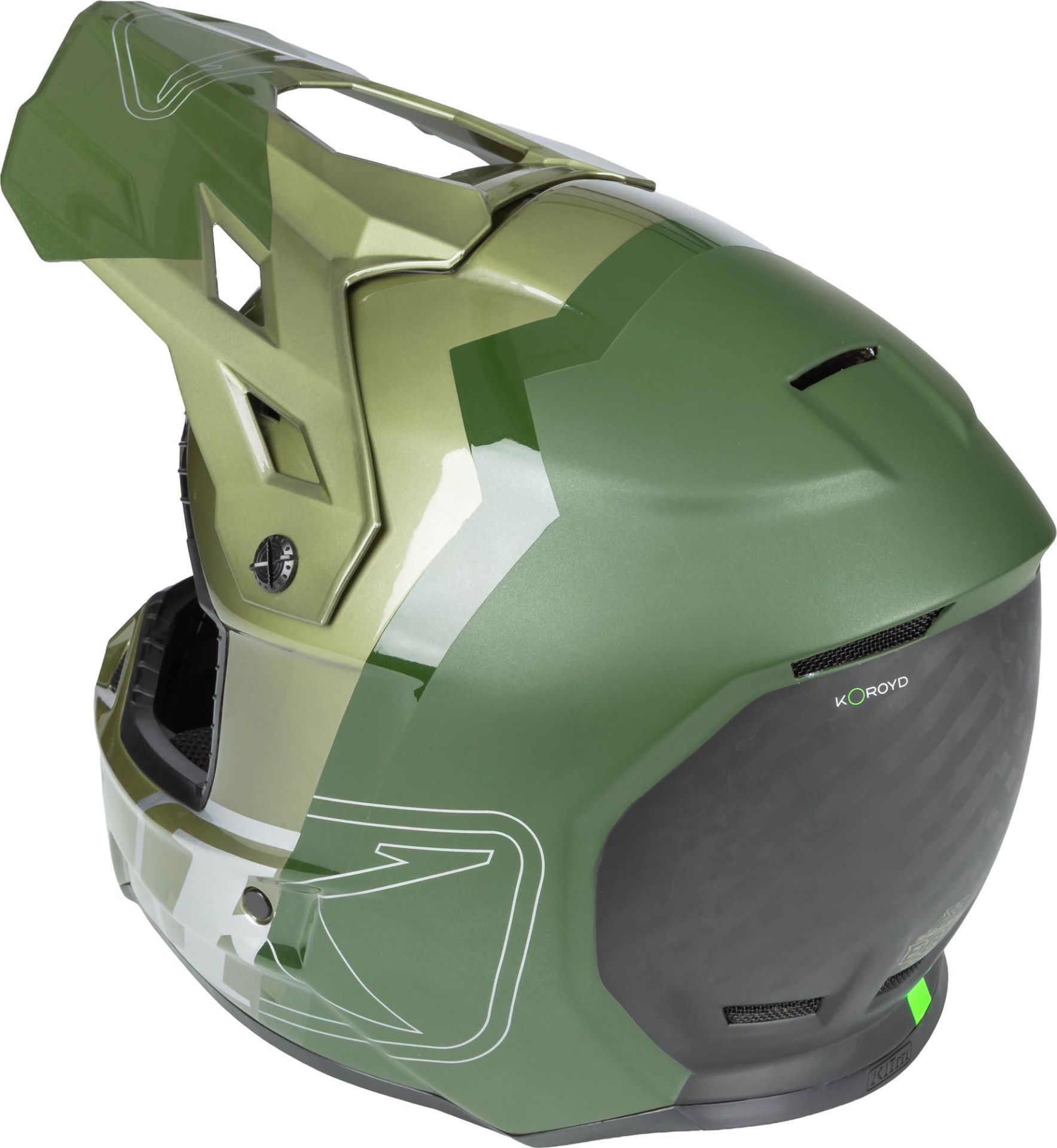 1783234648 Klim F3 Carbon Pro Motocross Helmet Dark Green Light Green L Klm 3564 000 140 008 Figure 3 1920x1920.jpeg