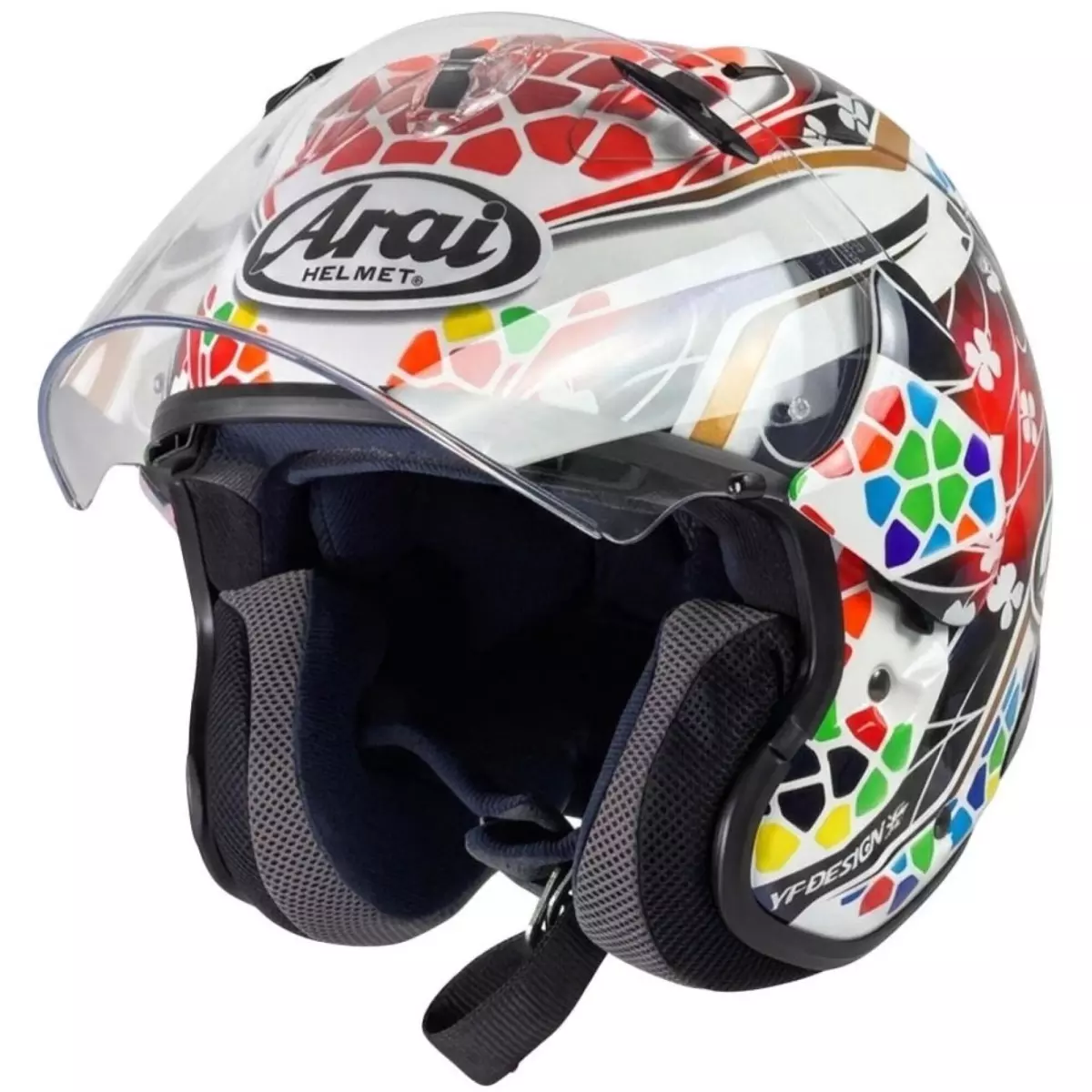 קסדה 3/4 אראי צביעת רפליקה נקגמי  Arai SZ-R VAS Evo Replica Nakagami GP2