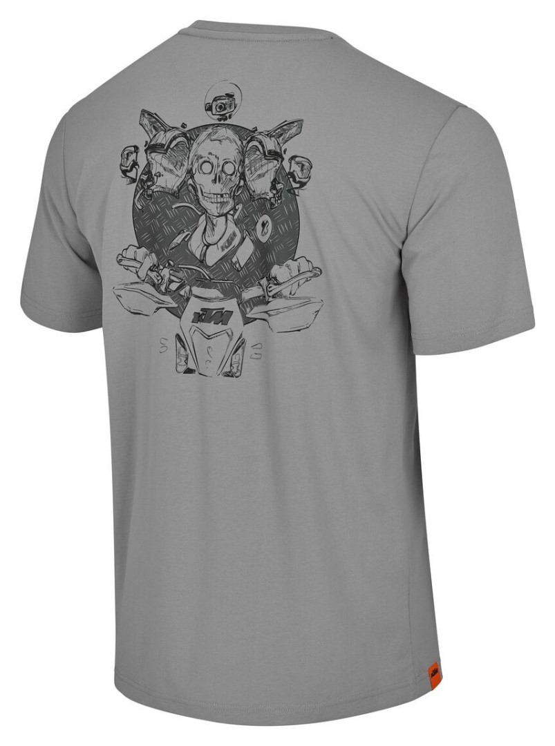 חולצה קטמ אפור-KTM OFFROAD T-SHIRT