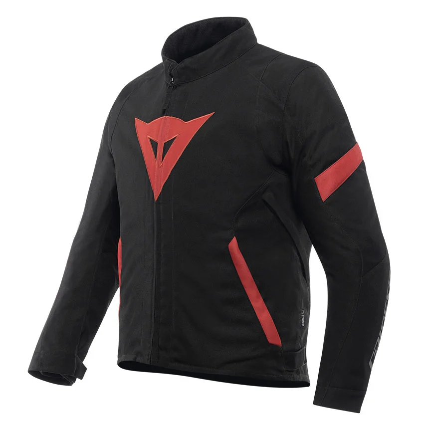 מעיל רכיבה בד חורף  די דריי שחור אדום דיינז- D-DRY -DAINESE